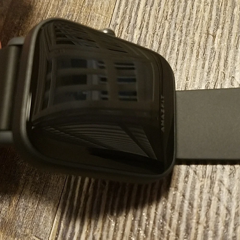 Amazfit (similar to fitbit) smart watch water resistant New without box Black